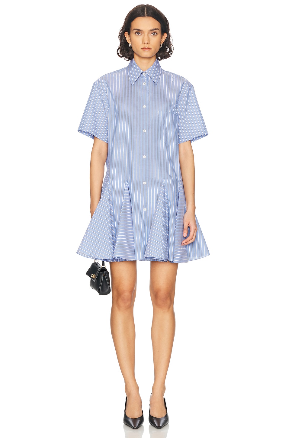Marni Short Striped Shirt Dress