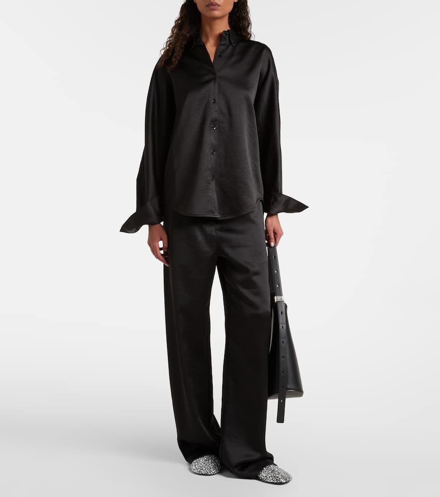 White Label Magnus crêpe wide-leg pants