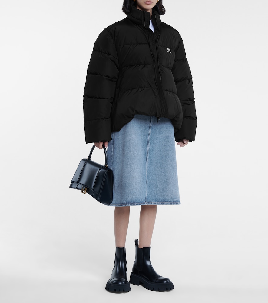 Balenciaga C-SHAPE puffer micro-faille jacket