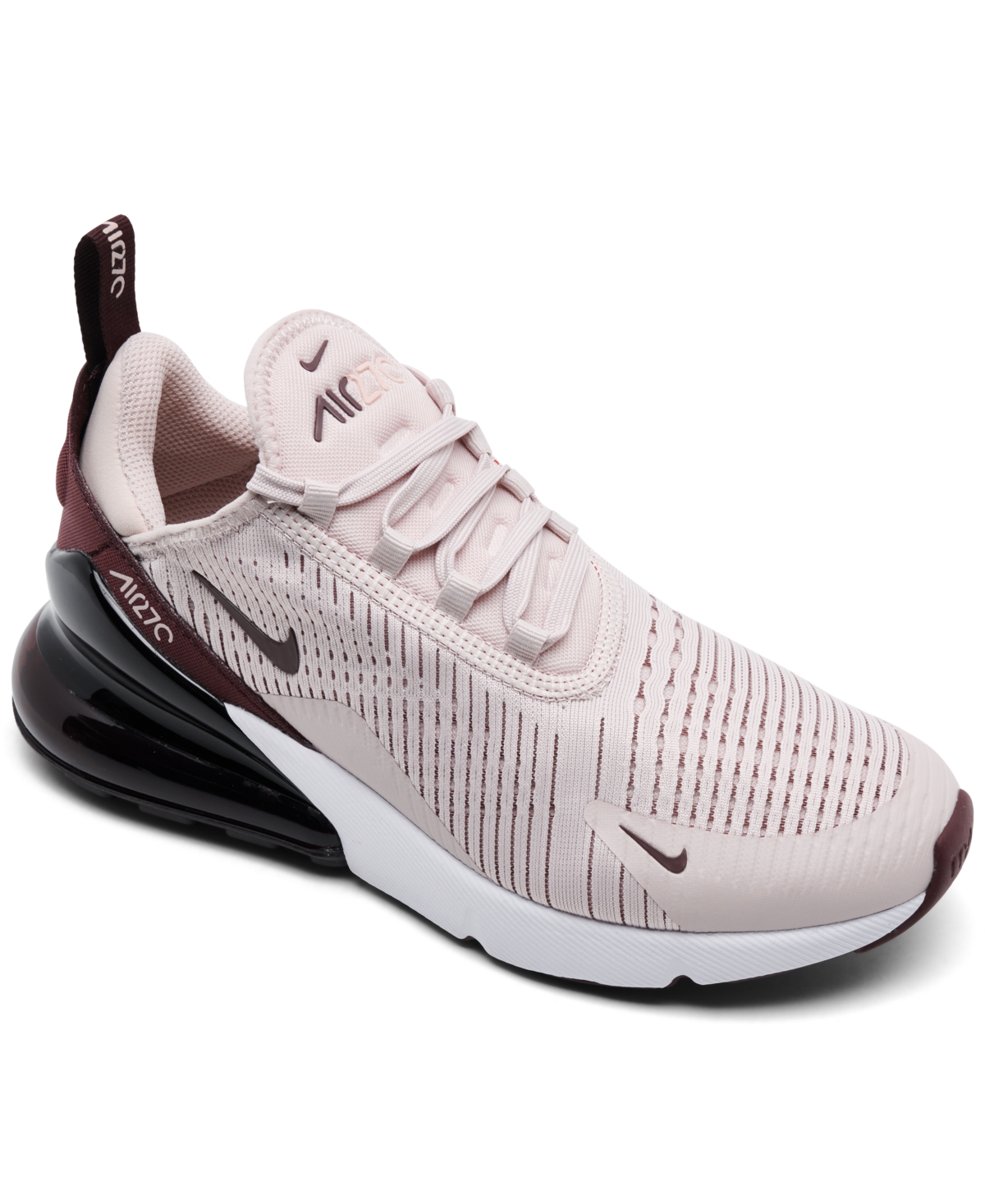 Women's Air Max 270 Casual Sneakers from Finish Line - Silt Red, Burgundy