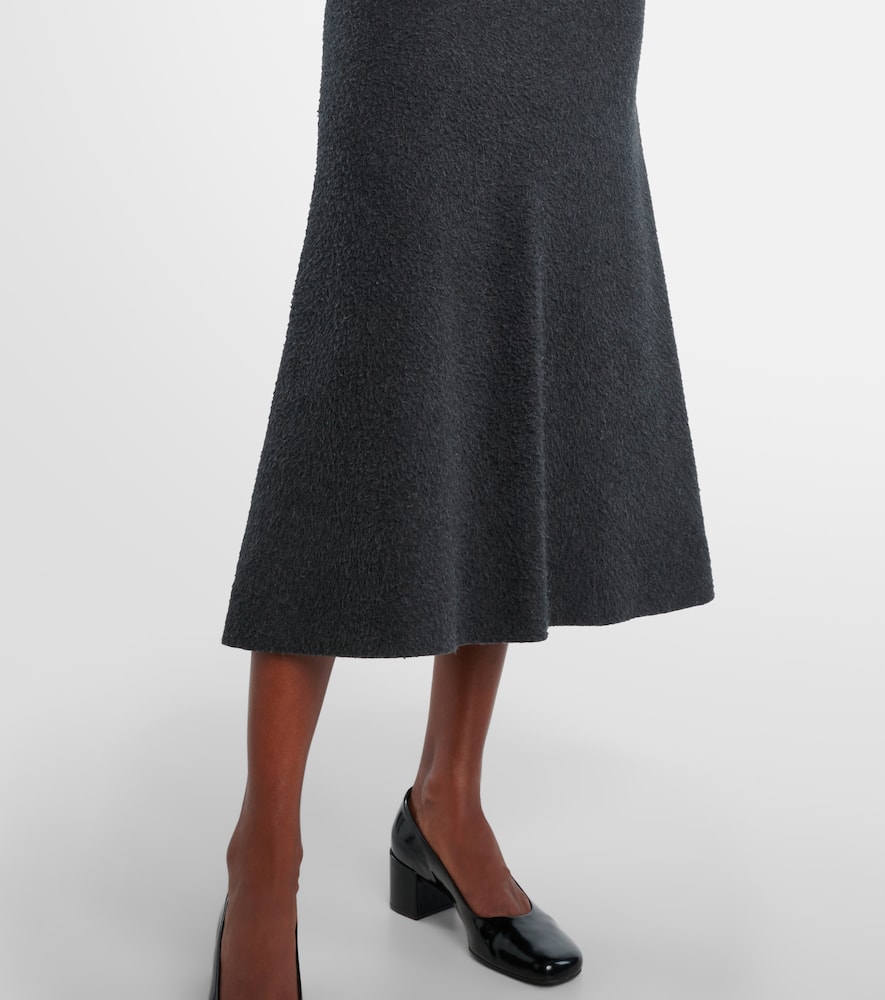 Lian cotton midi skirt