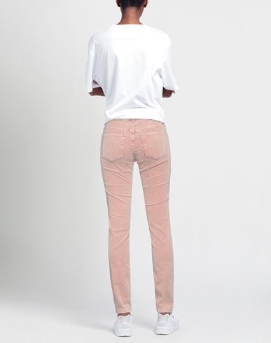 Woman Pants Antique rose Size 29 Cotton, Elastane
