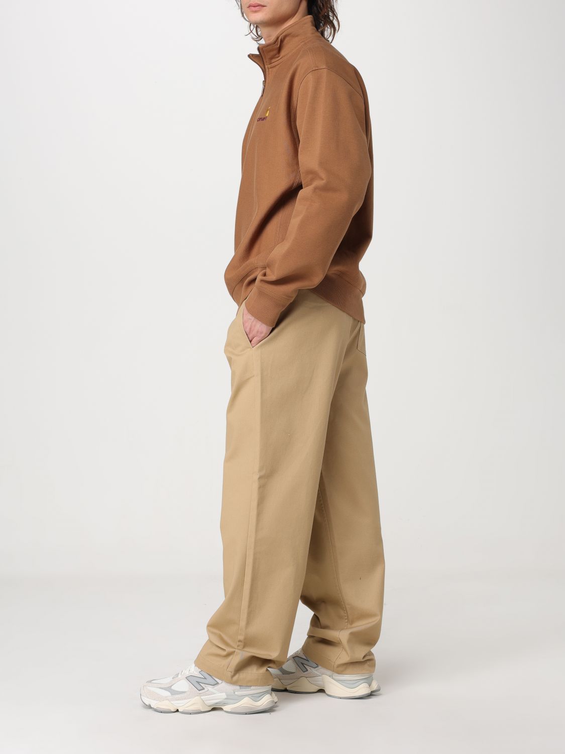 Sweatshirt Men color Brown