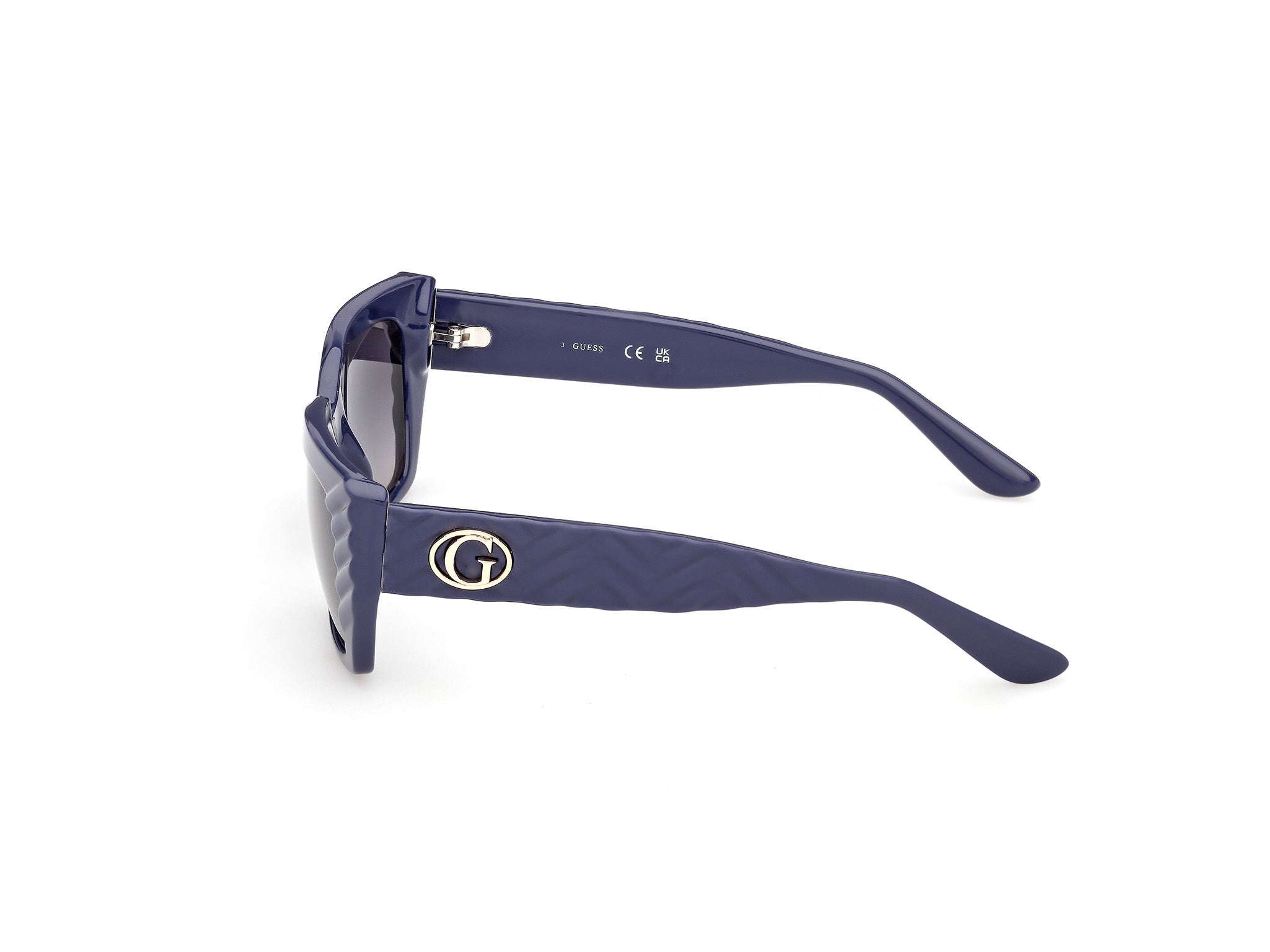 Guess Mujer Guess GU00254 90B Gafas de sol Inyectado Azul Fumar Cuadrada Norma