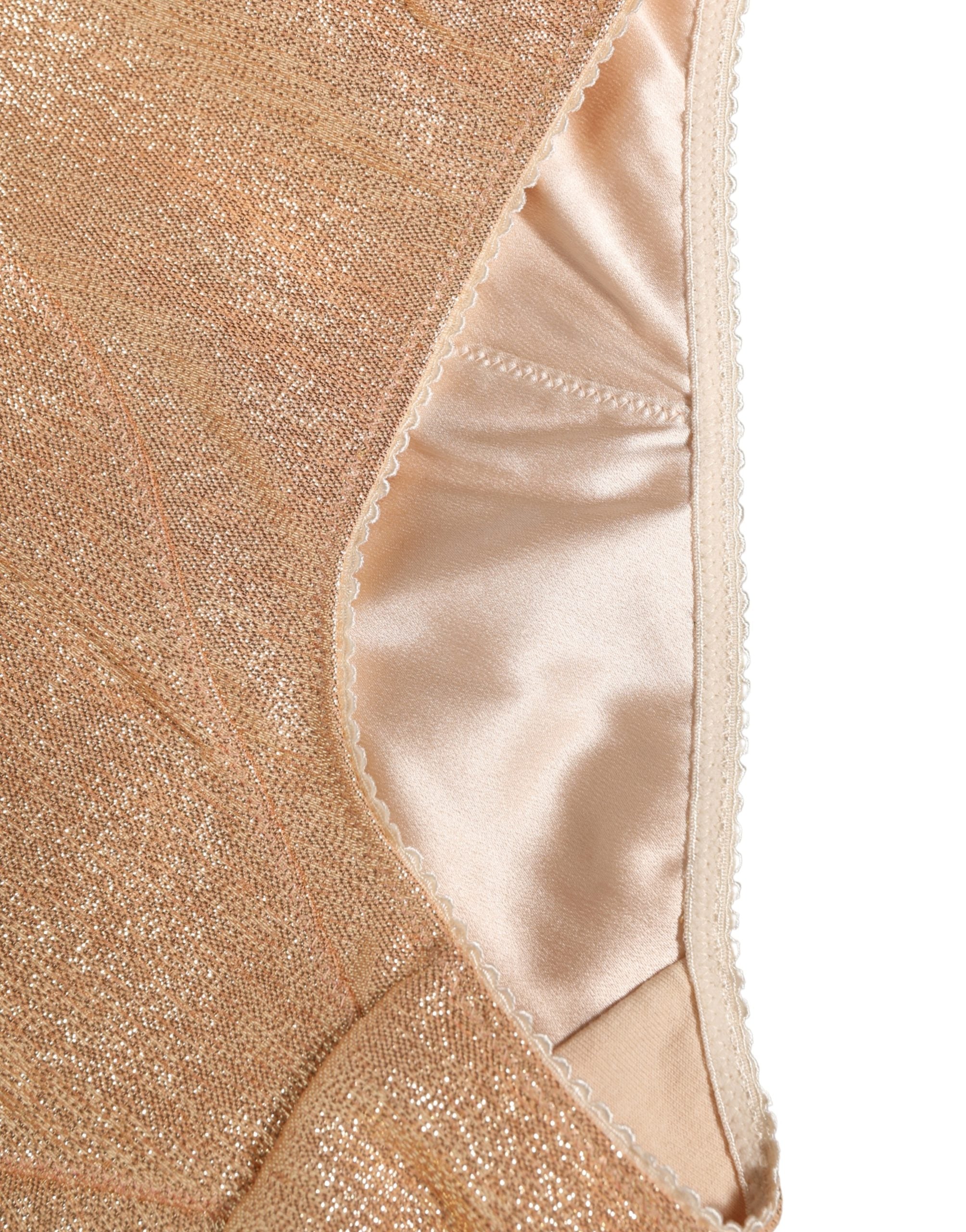 Silk Blend High-Waist Shaping Bodysuit — Beige