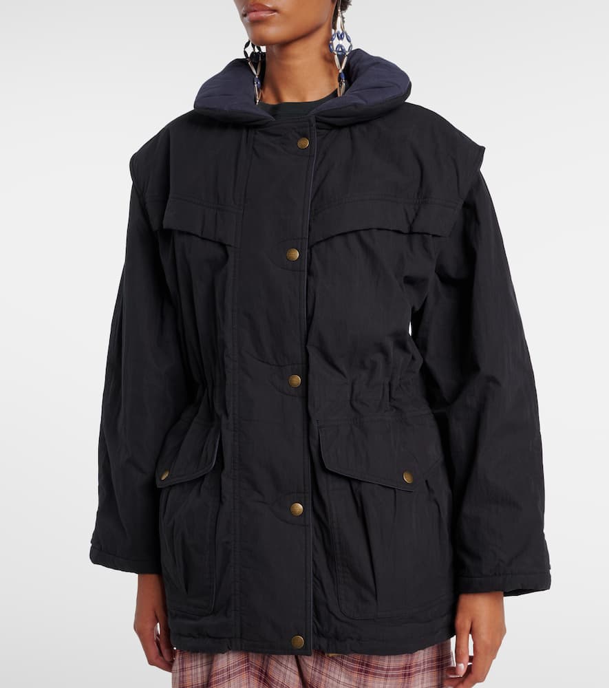 Damone hooded cotton-blend jacket