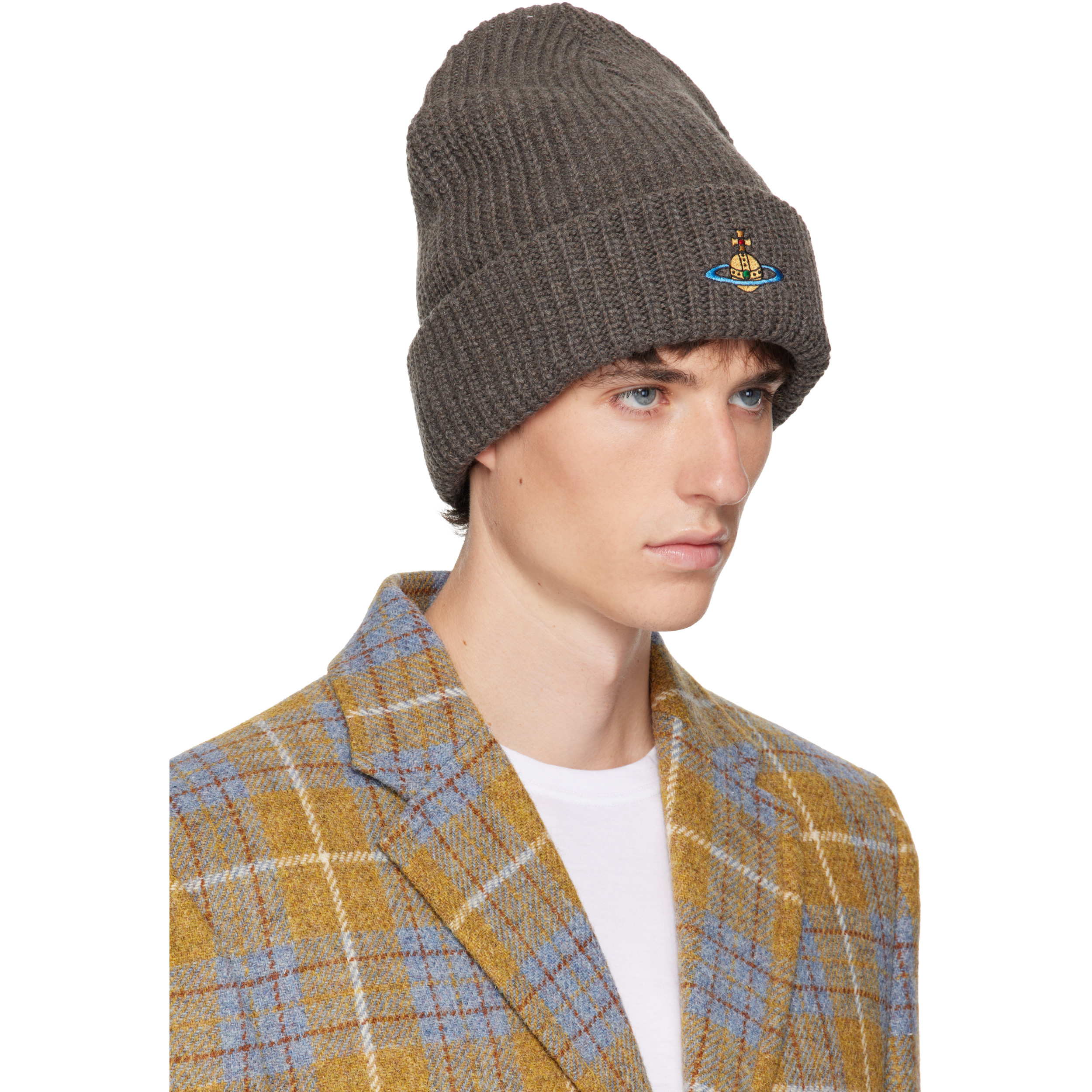 Gray Sporty Beanie