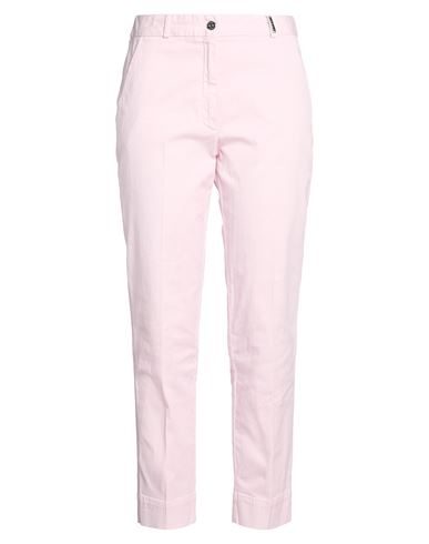 Woman Pants Light pink Size 12 Cotton, Elastane