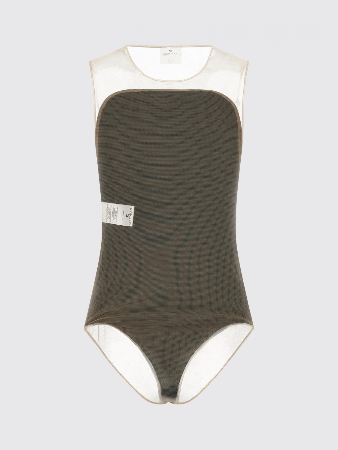 COURRÈGES Top Woman color Black