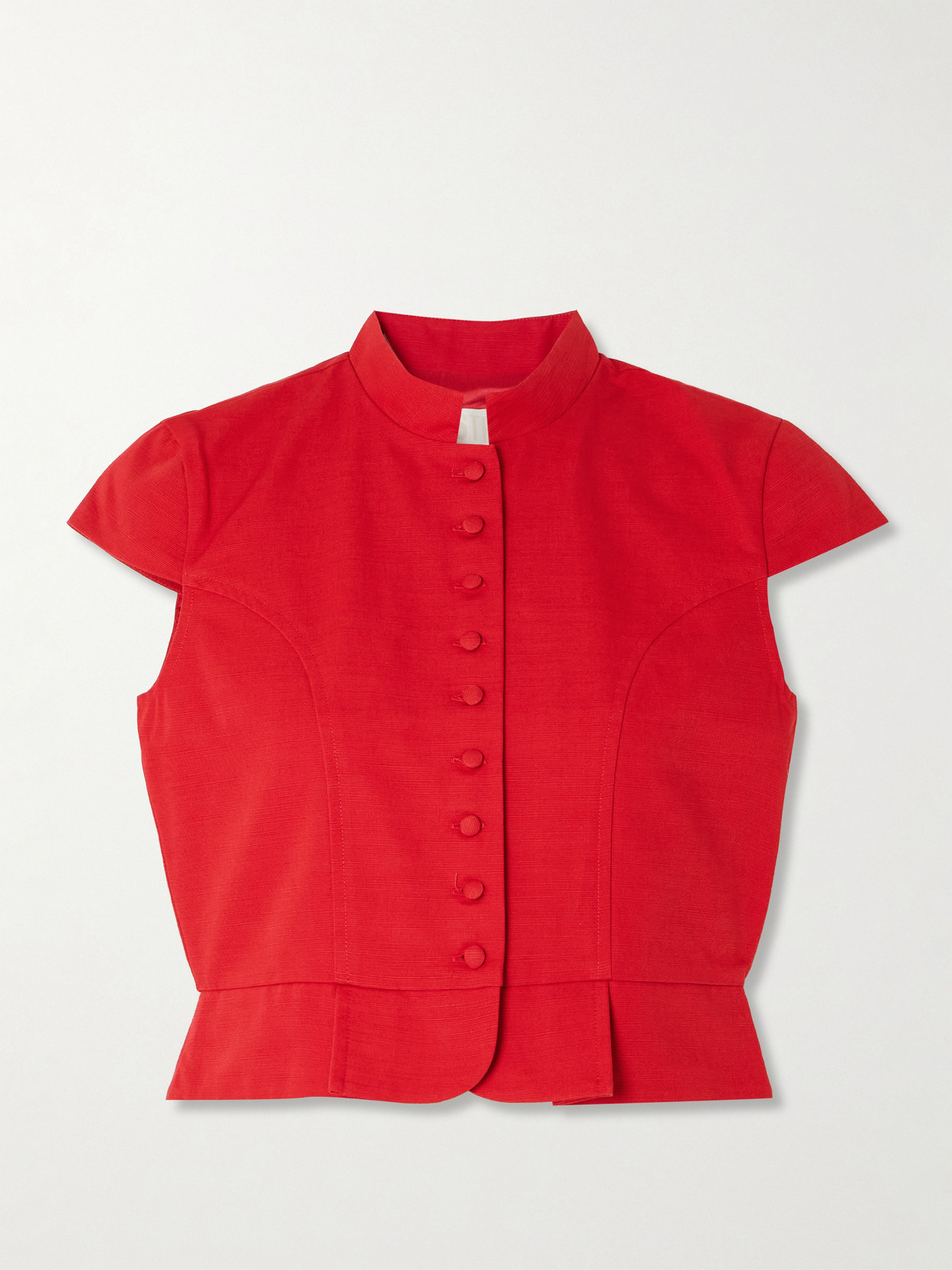 Amoako Cotton Blouse - Red