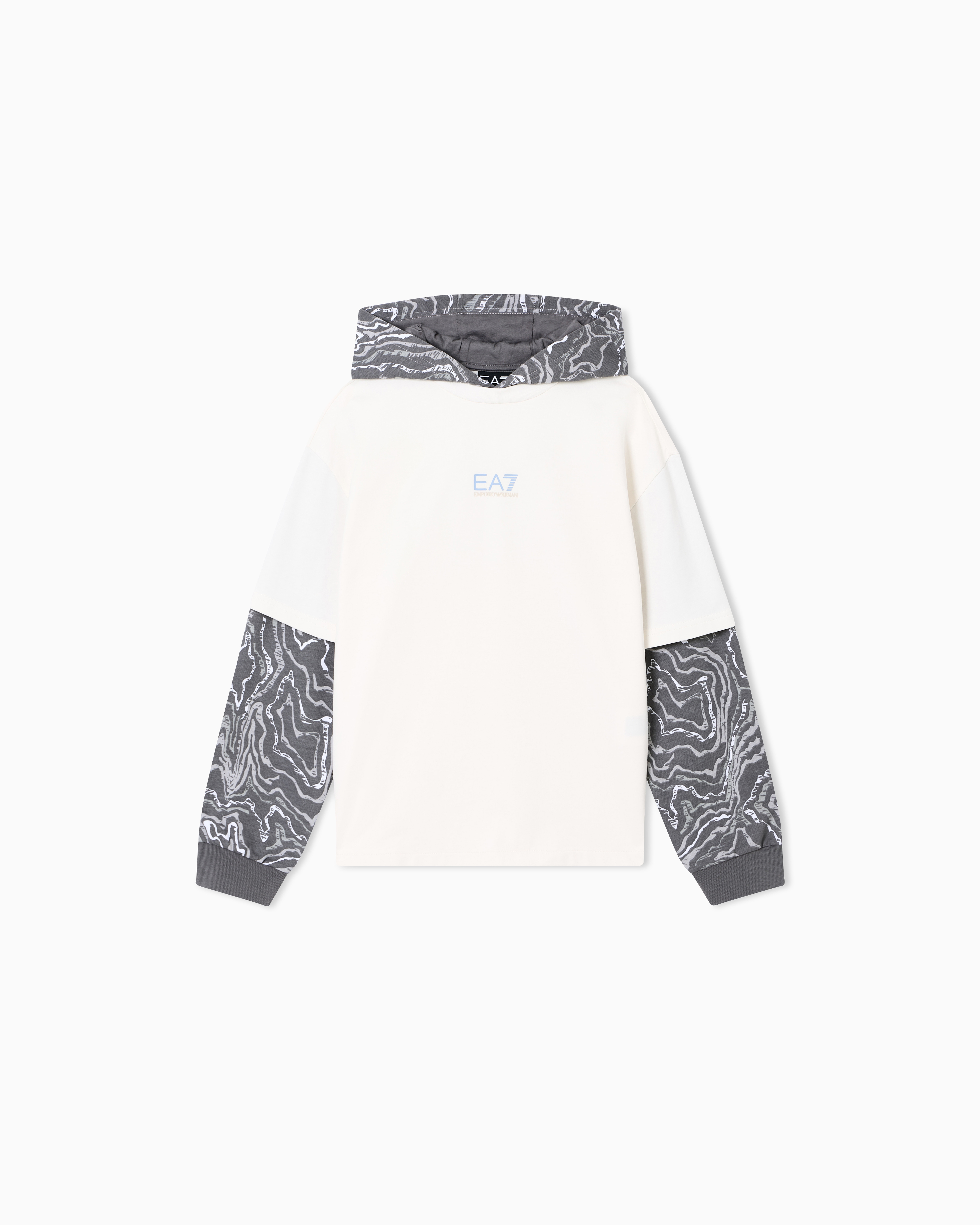 Visibility Boy pure cotton hooded sweatshirt