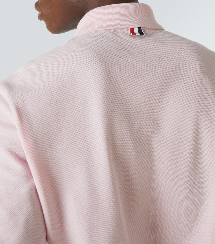 4-Bar cotton polo shirt