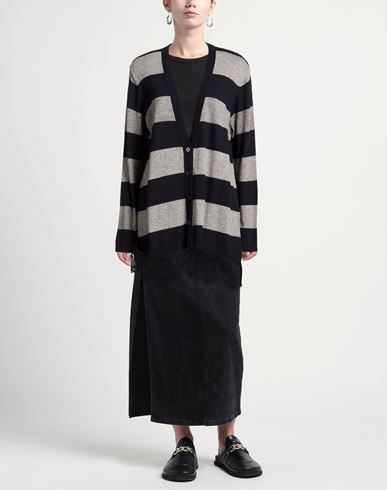 Elena Mirò Woman Cardigan Midnight blue Size 14 Acrylic, Polyamide, Viscose, Cashmere