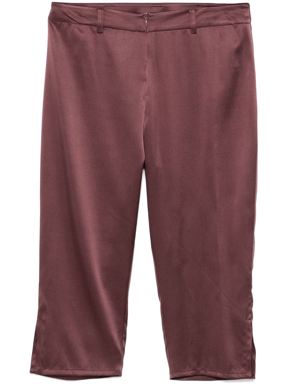 Cropped trousers - Red