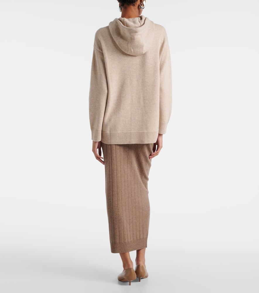Liana wool and cashmere hoodie