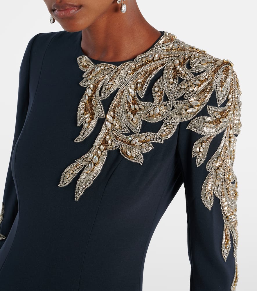 Honor embellished gown