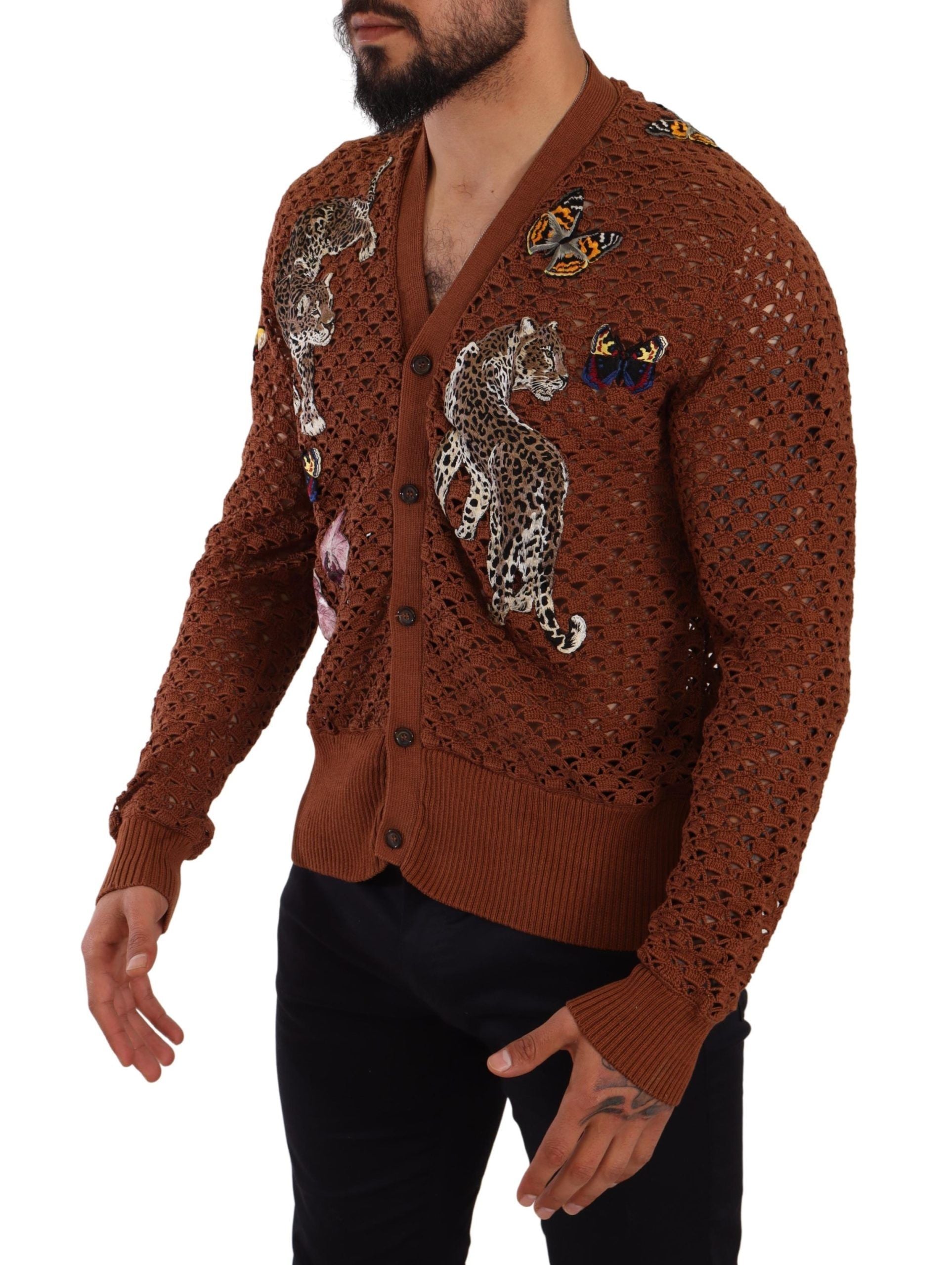 Cardigan — Brown