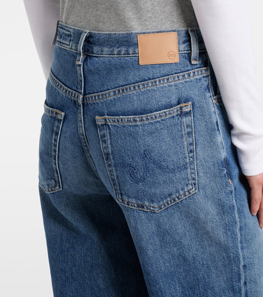 Kora high-rise wide-leg jeans