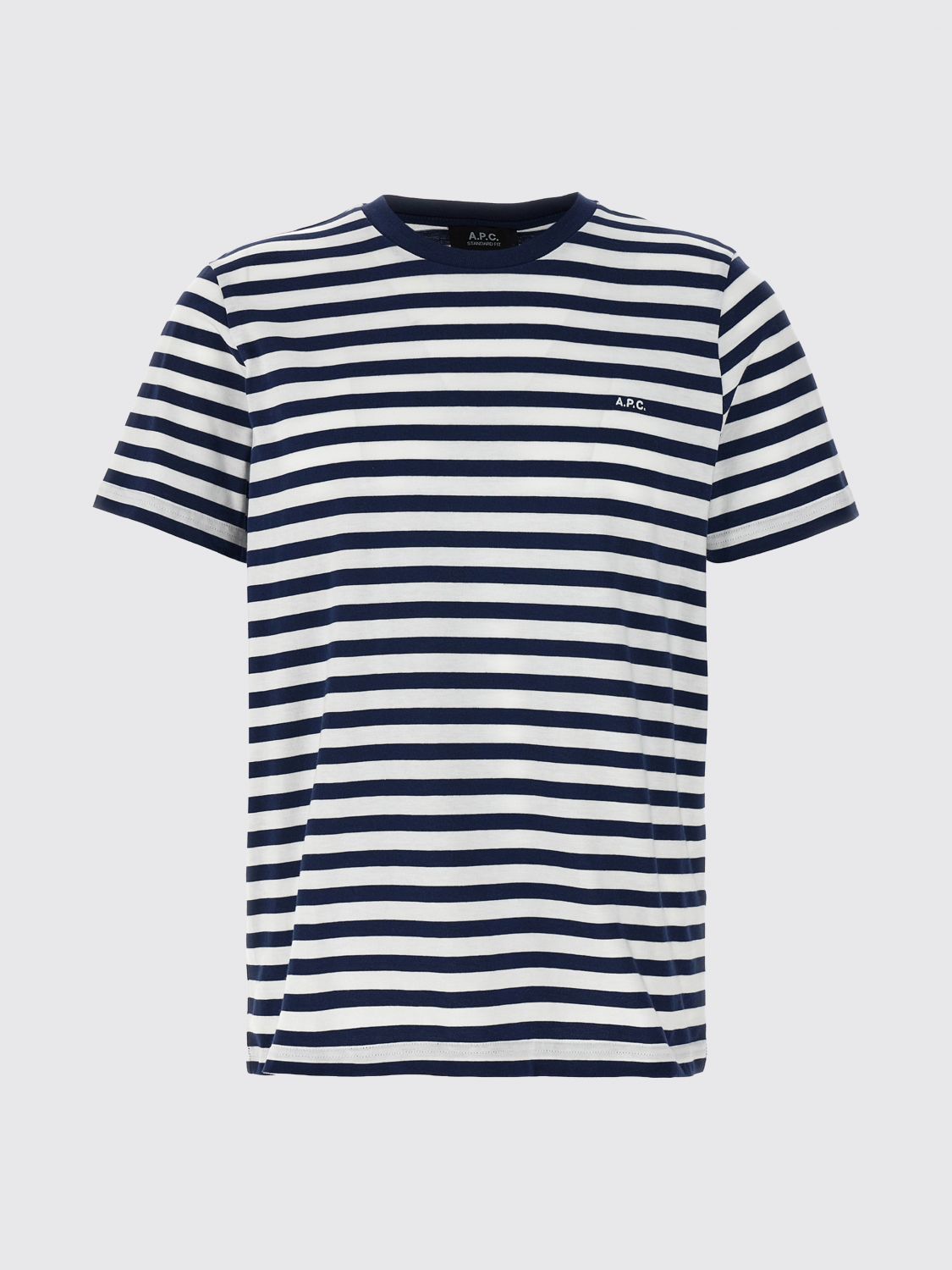 A. P.C. Striped Cotton T-Shirt
