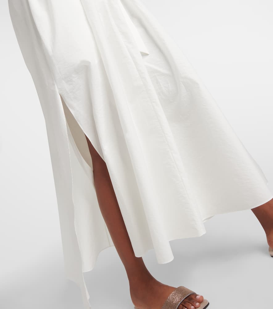 Pleated midi dress