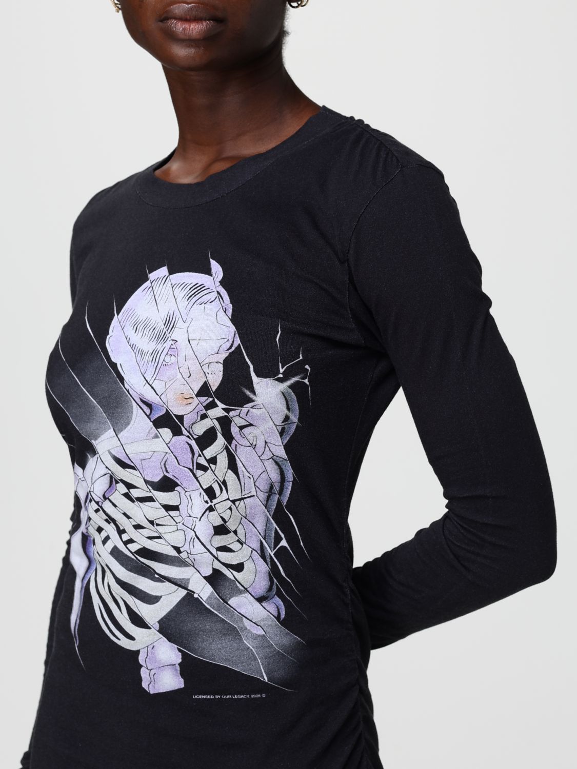 Sweatshirt Woman color Black