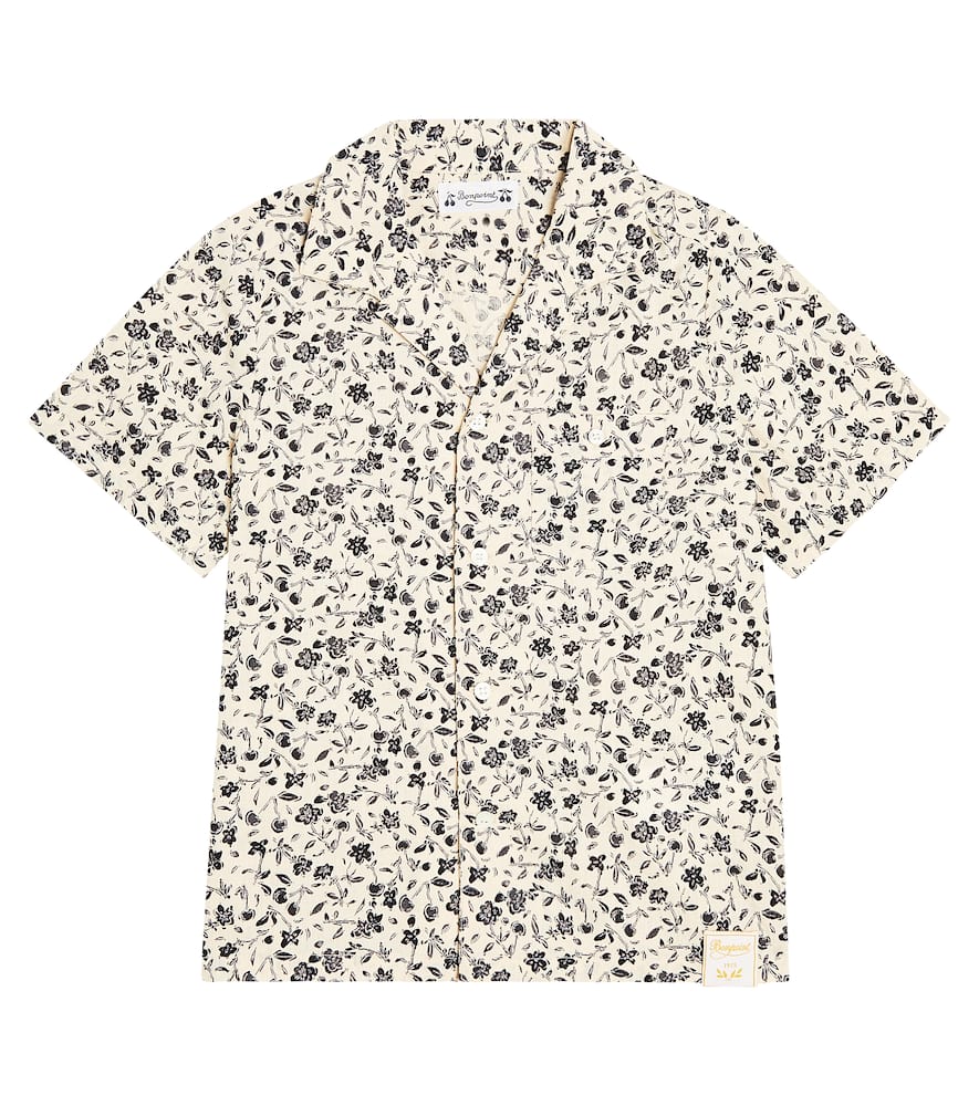 Bonpoint Steve floral cotton shirt