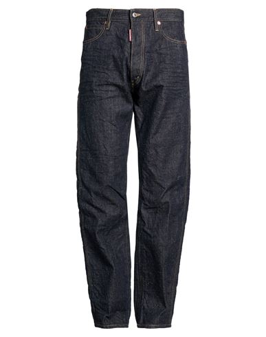 Man Jeans Blue Size 36 Cotton