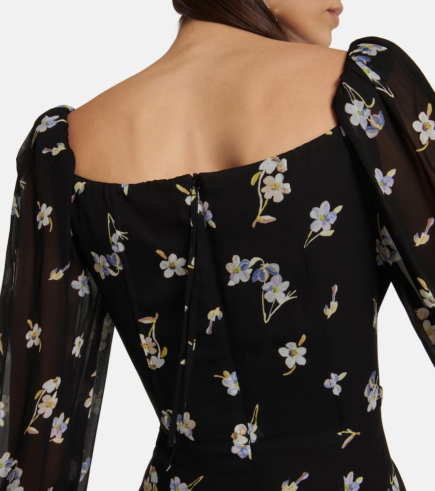 Dorothee Schumacher Midnight Blossom midi dress
