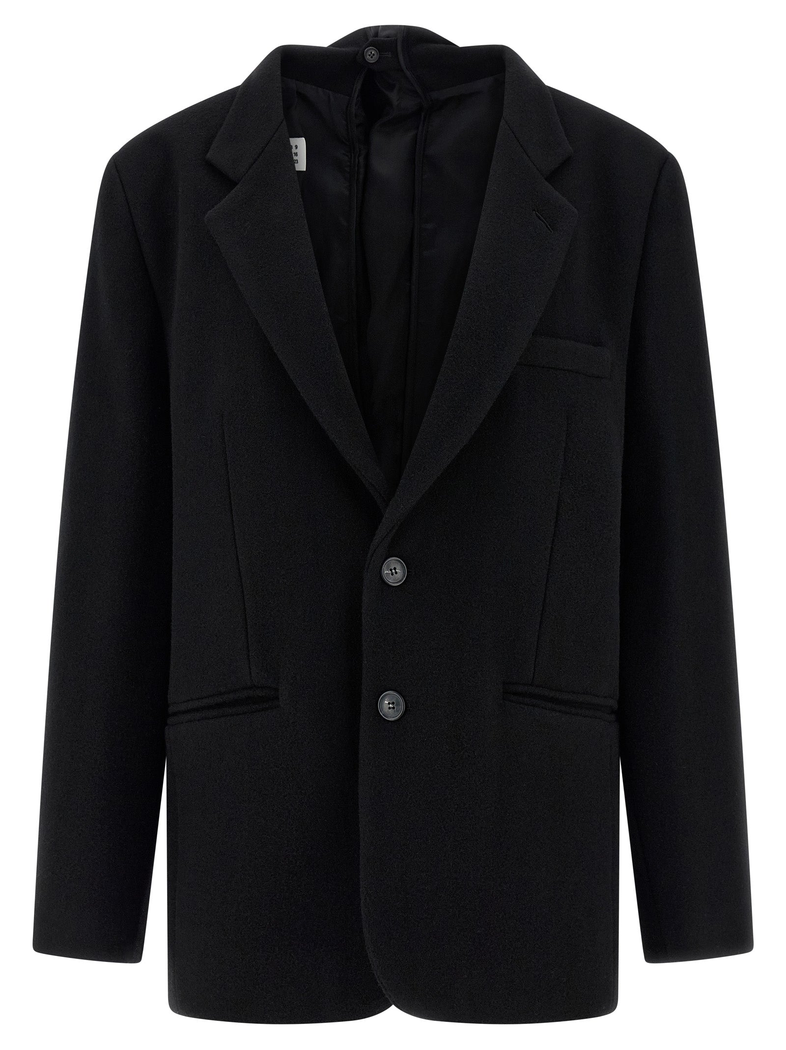 Virgin Wool Blazer — Black