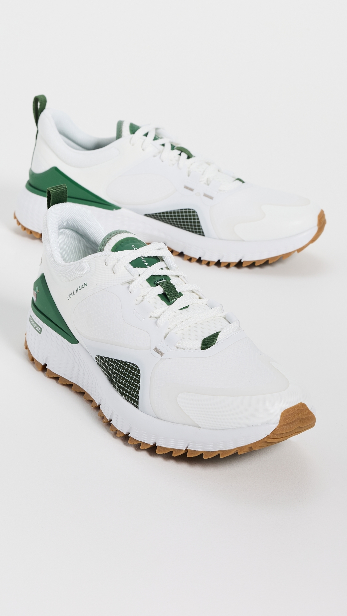 Cole Haan ZERGRAND Overtake II Golf Sneakers Optic White/Myrtle/Gum
