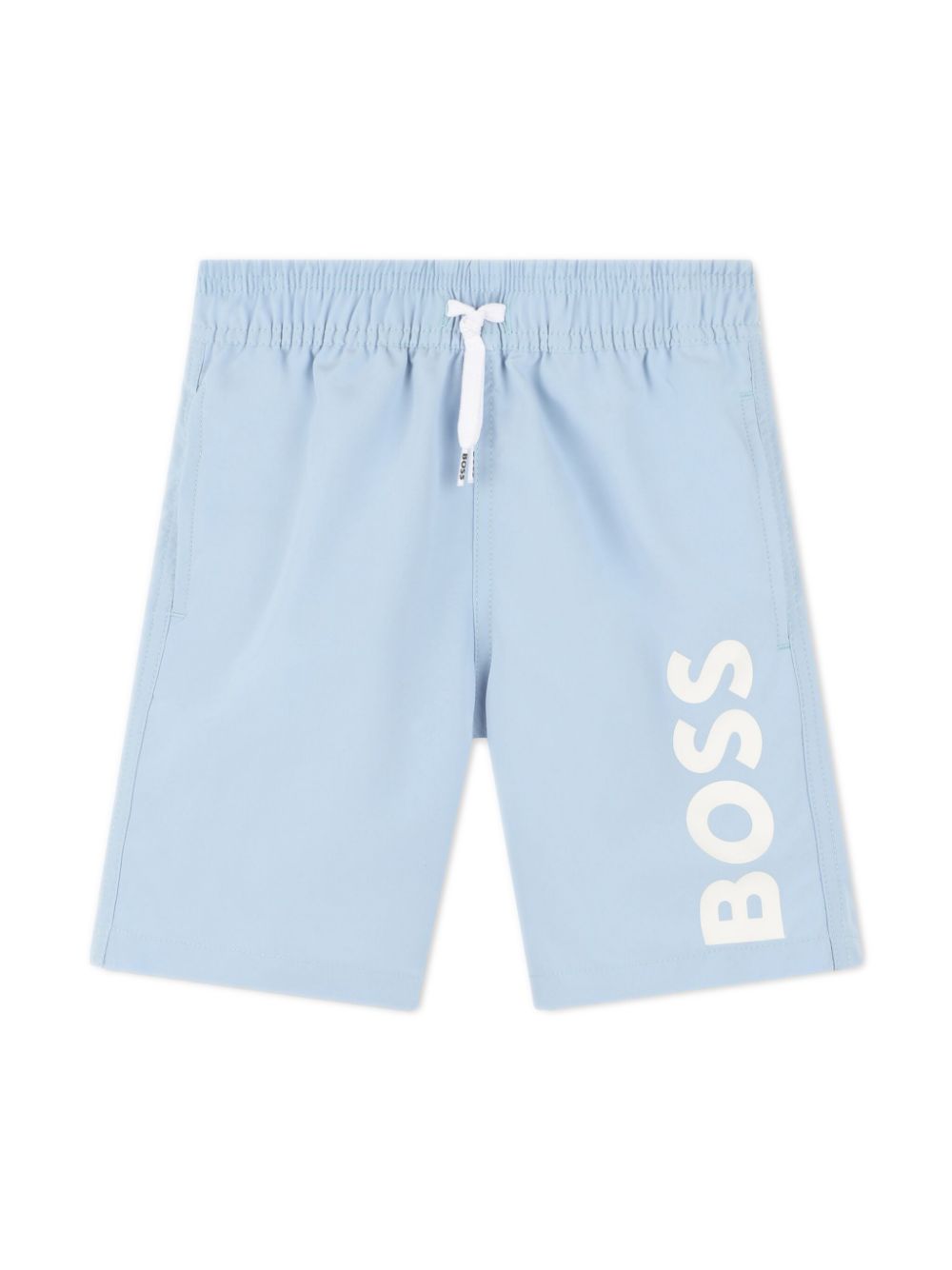 Logo-print swim shorts - Blue