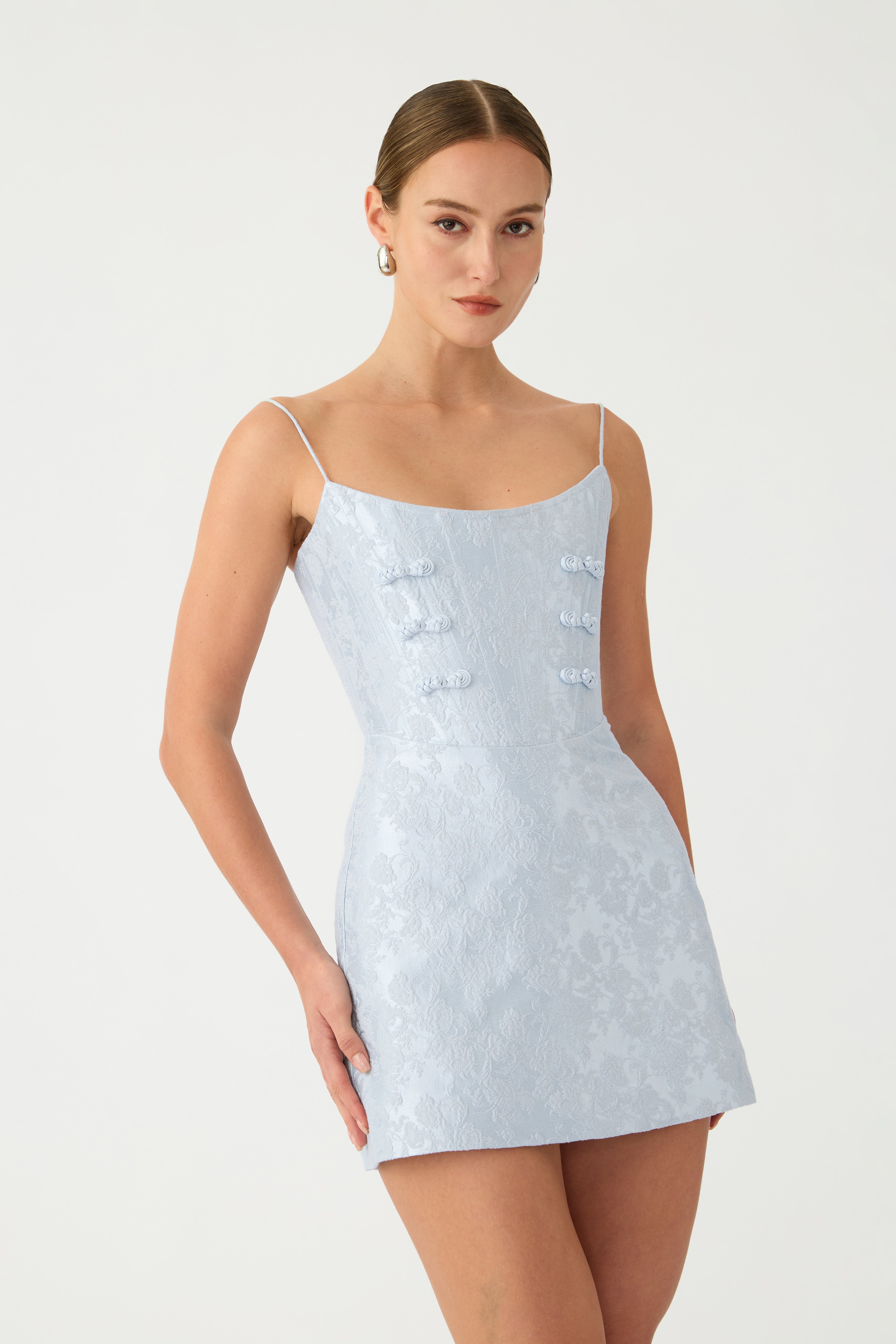 Andi Brocade Mini Dress