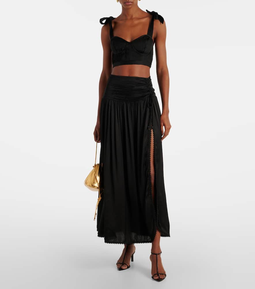 Carla halterneck crop top