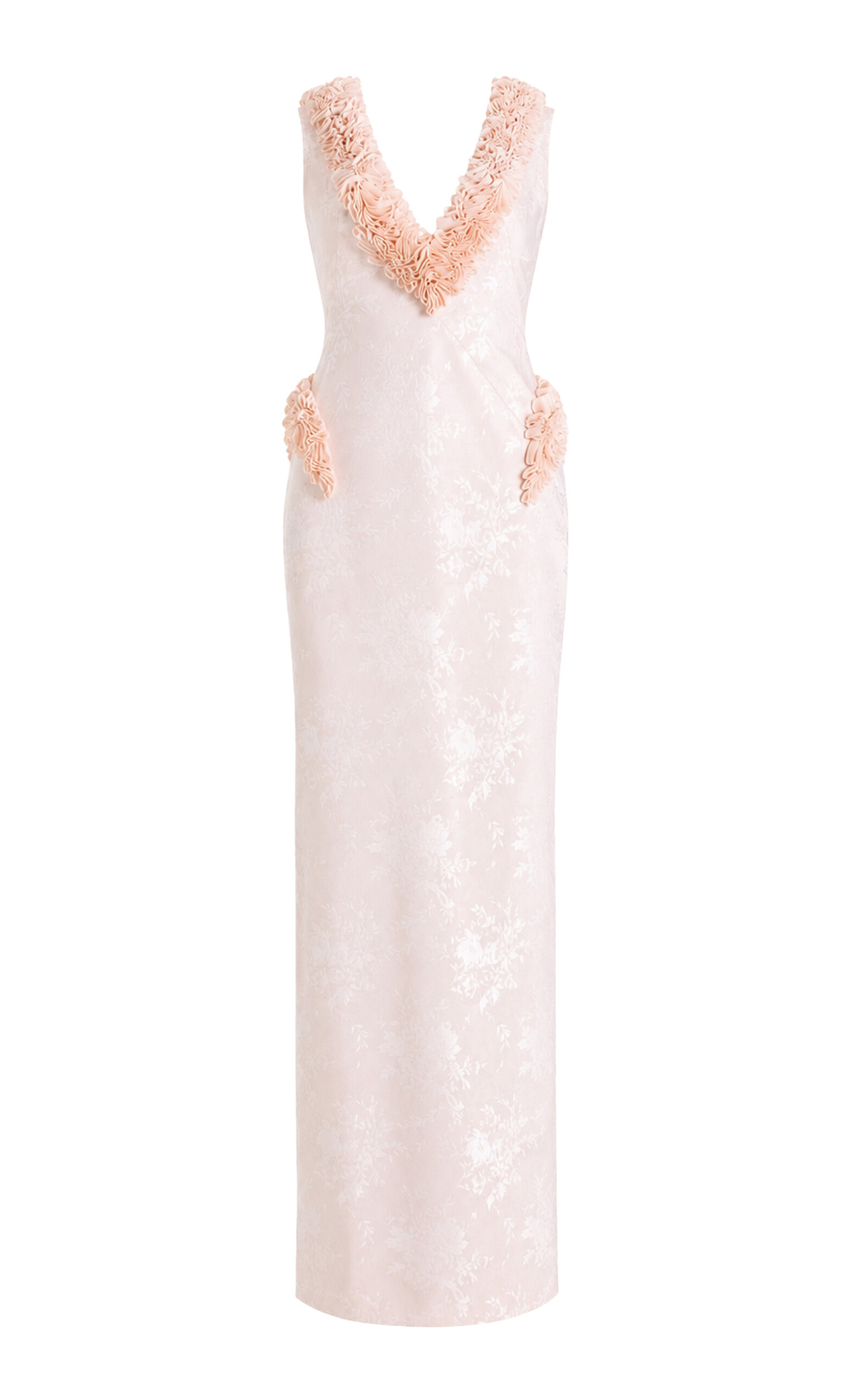 Heatwave Silk Brocade Maxi Dress - Moda Operandi