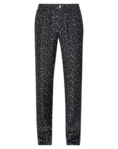 Man Pants Black Size 28 Silk
