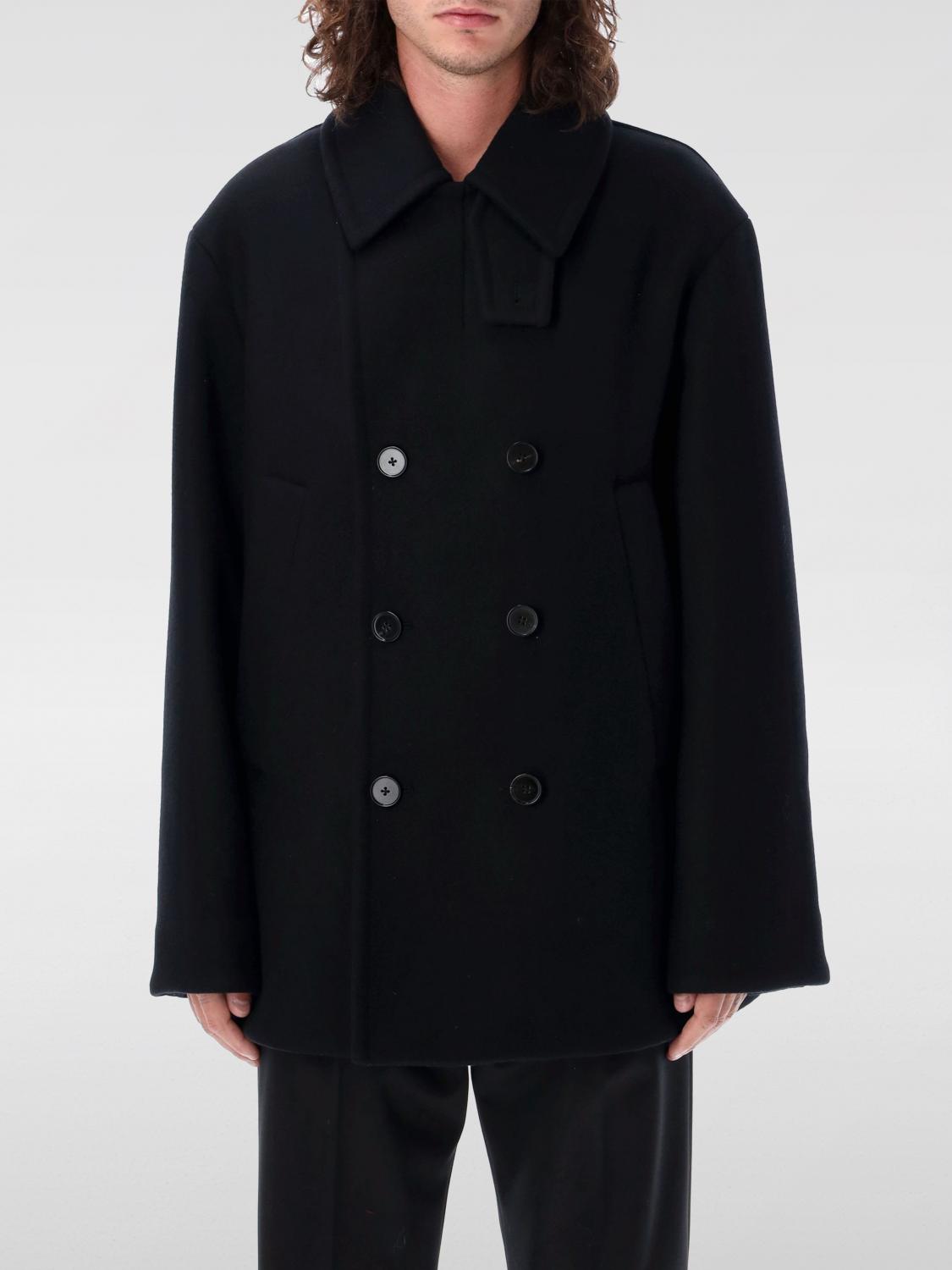 Double breasted wool coat - Grey