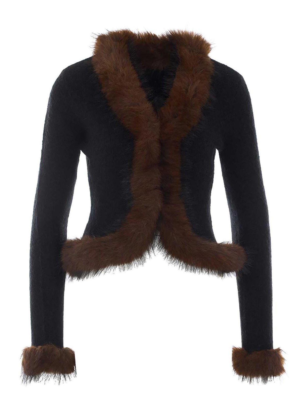 Faux Fur Cardigan
