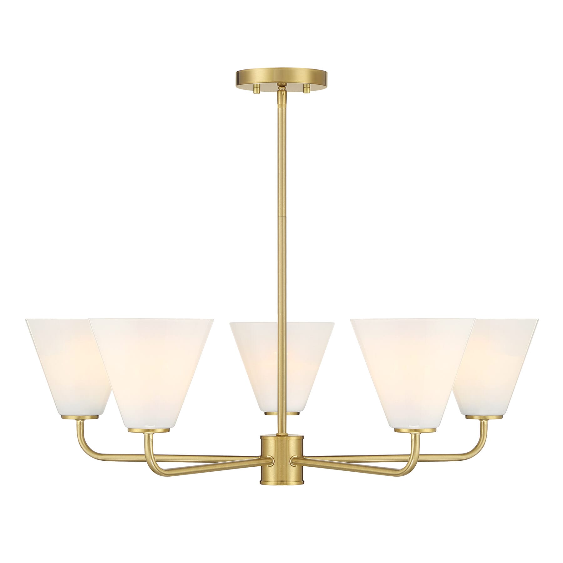 Blair 5-Light Chandelier in Warm Bra