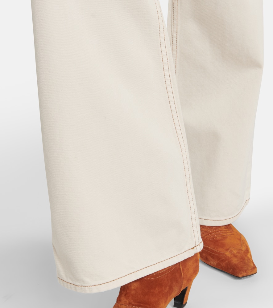 Lou high-rise flared jeans