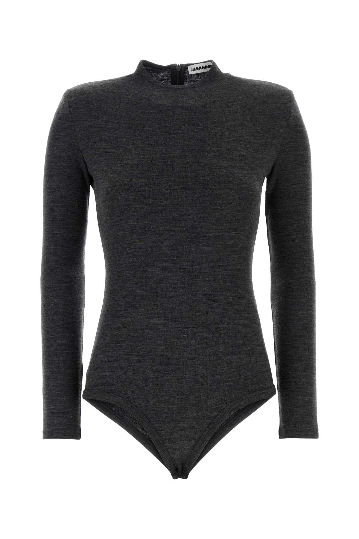Wool Bodysuit — Gray