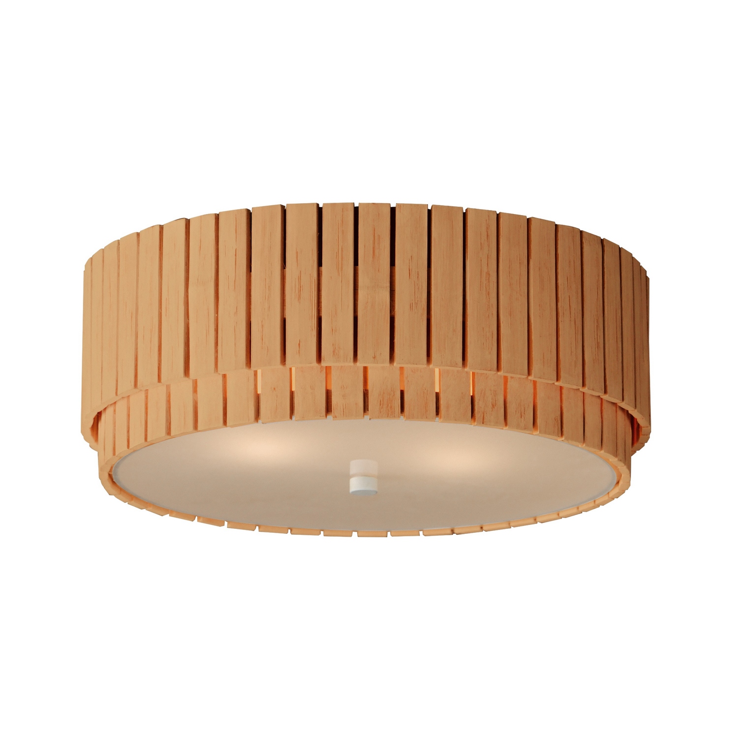Natural Aged Brass Flush Mount from the Satori Collection