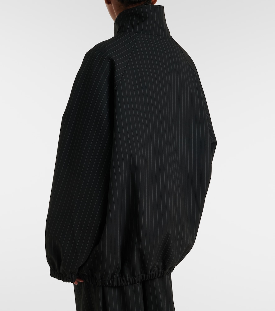 Baxter oversized pinstripe blouson jacket