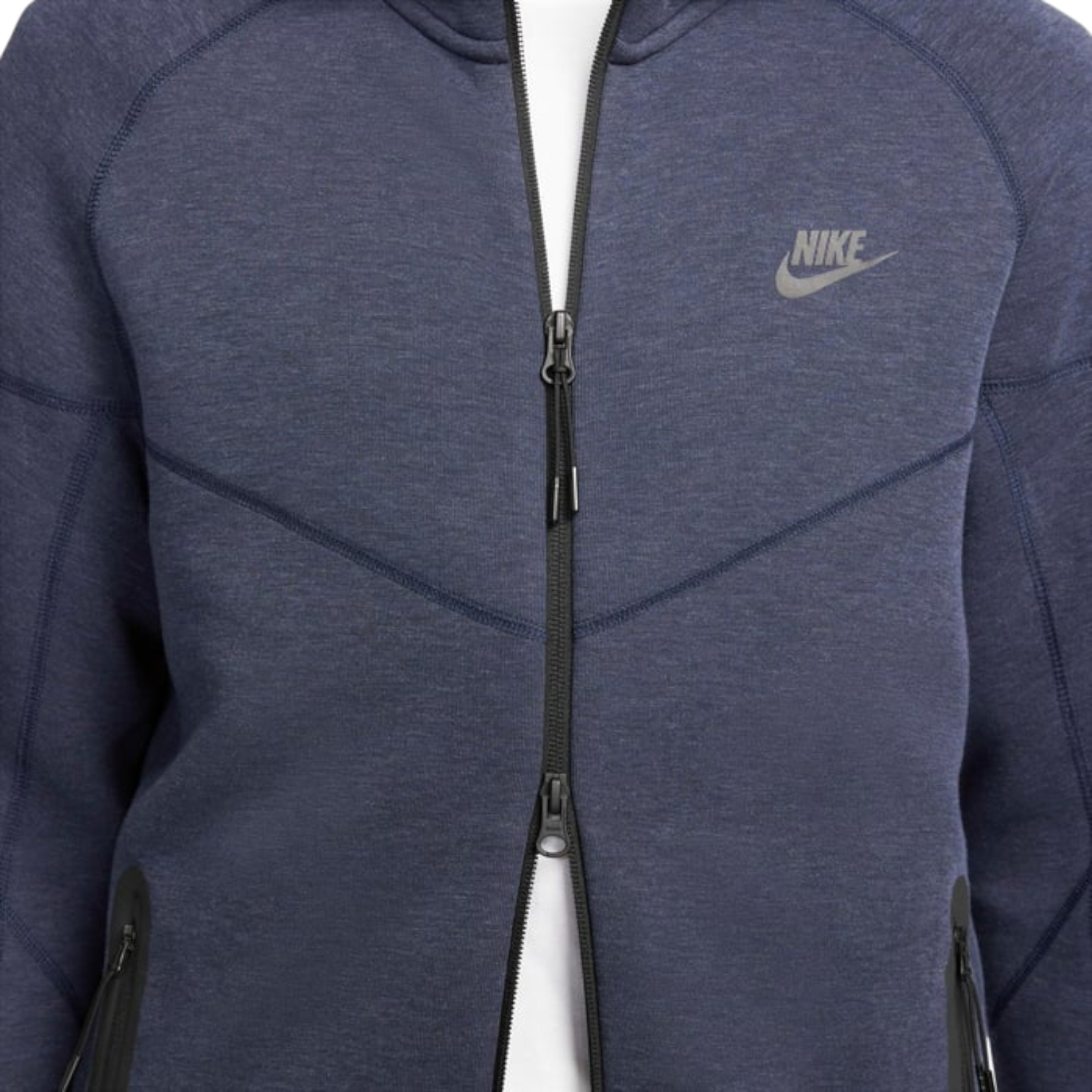 Tech Fleece Windrunner Full-Zip Hoodie 'Obsidian Heather Black'