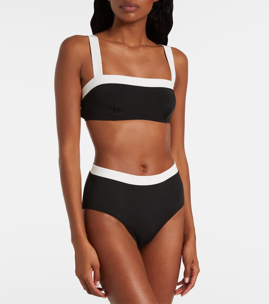 Devon high-rise bikini bottoms