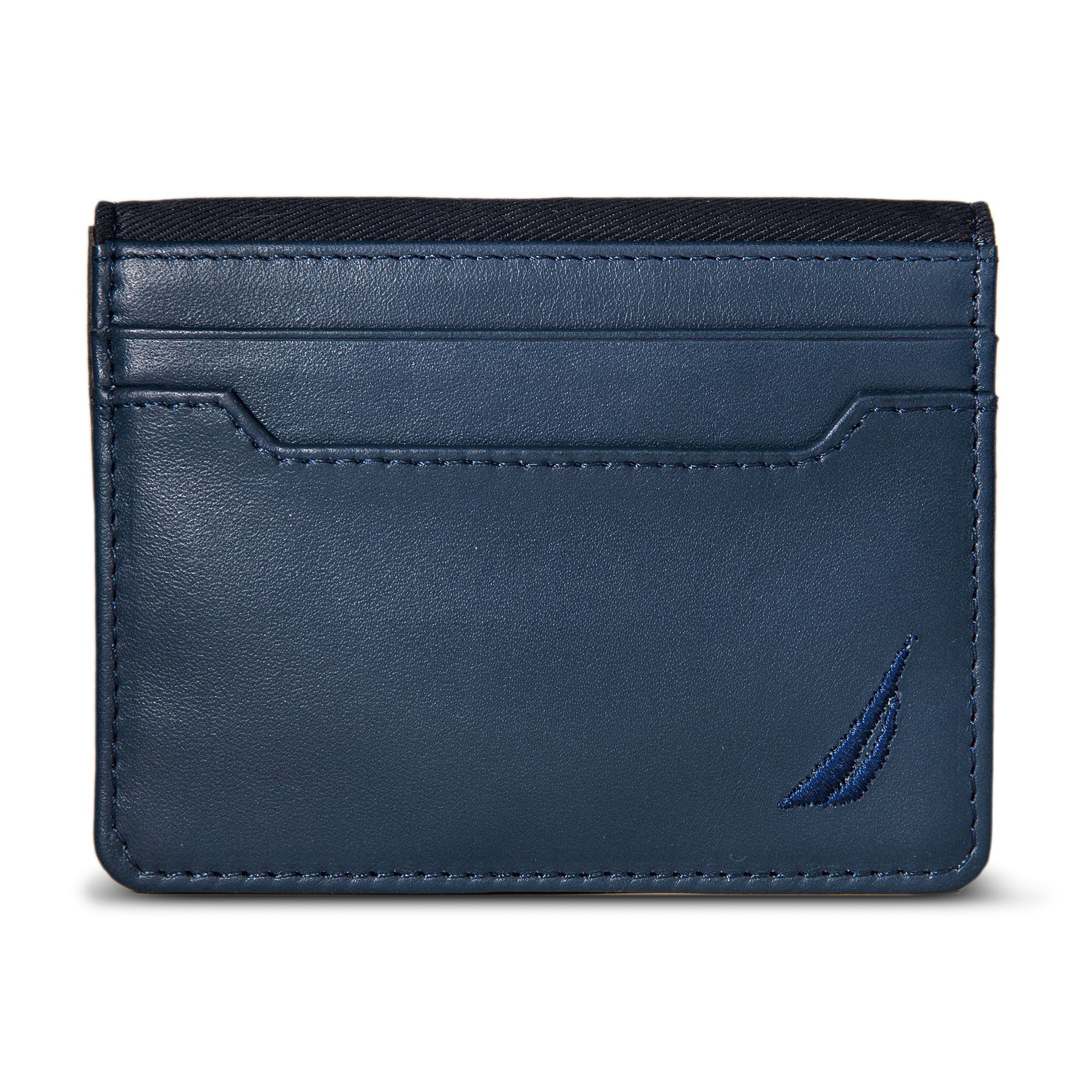 Mens Embossed Logo Card Case