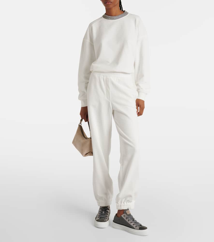 Cotton jersey sweatpants