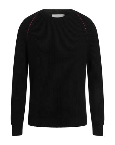 Man Sweater Black Size XL Wool