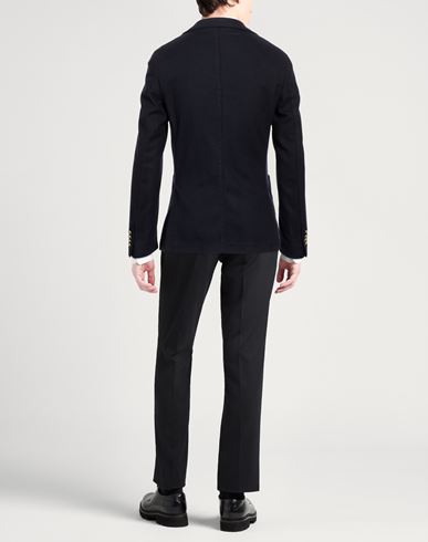 Man Blazer Midnight blue Size 38 Virgin Wool, Polyamide, Elastane