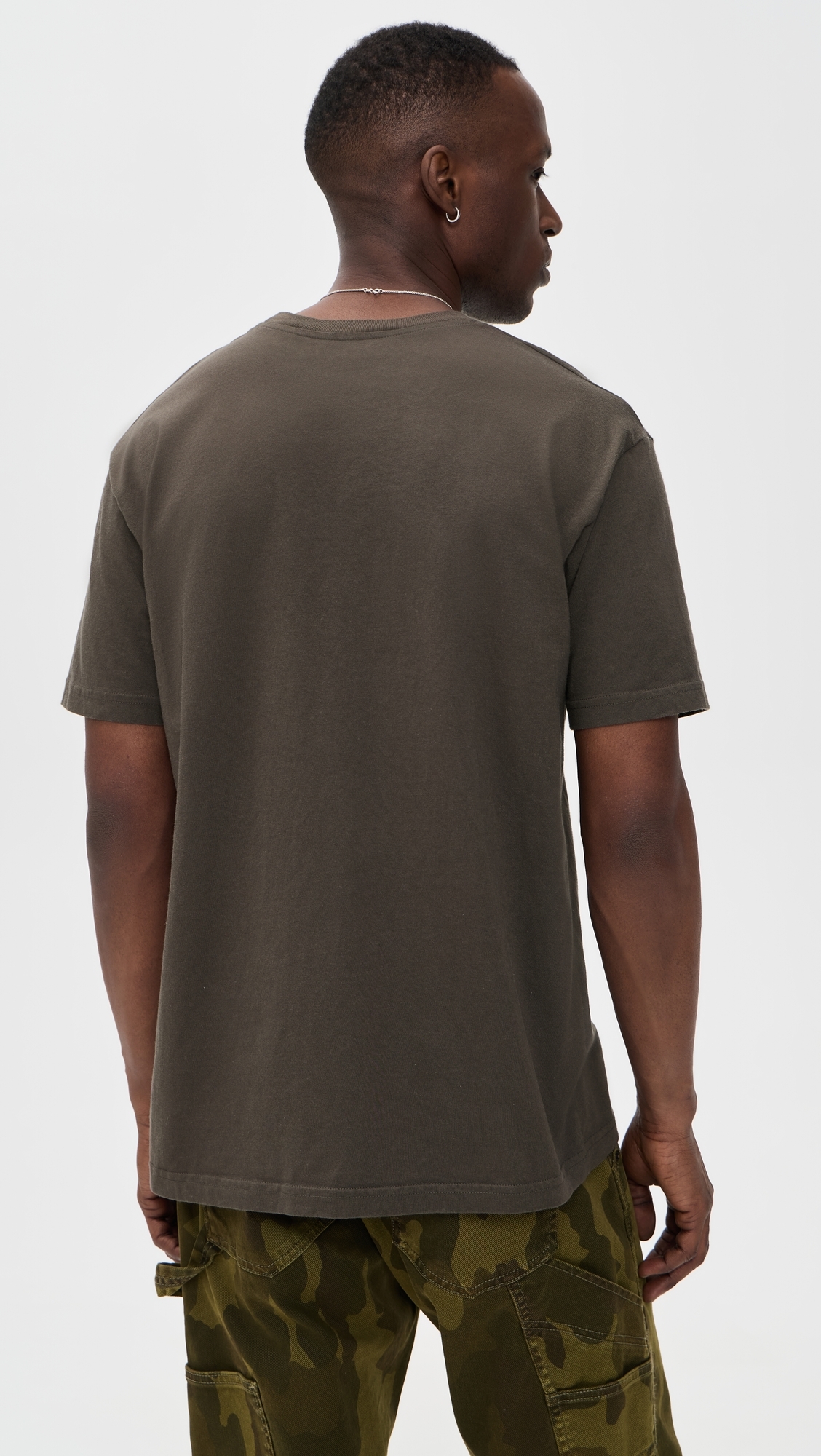 Crew T-shirt Brown