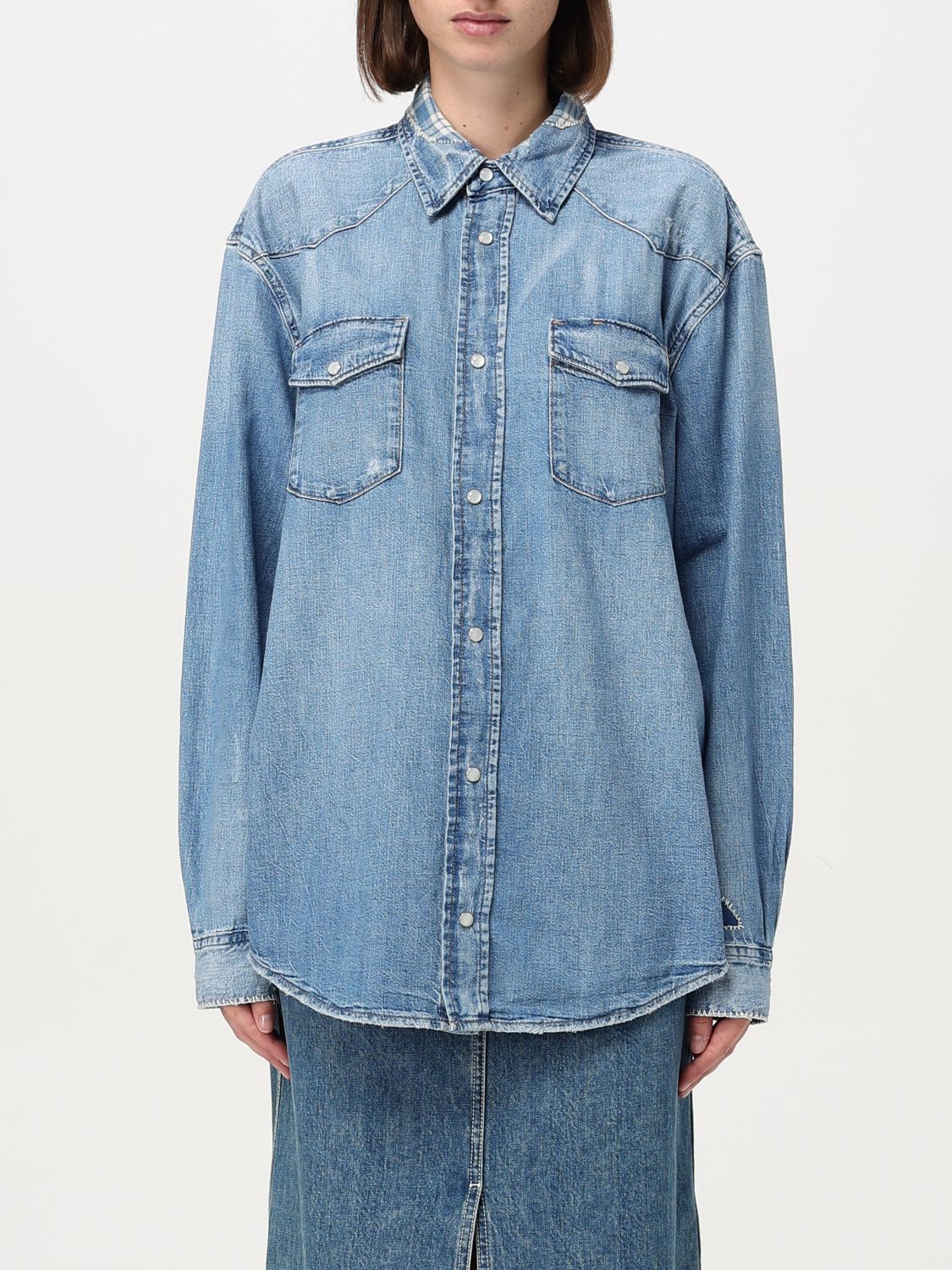 Distressed shirt - Blue